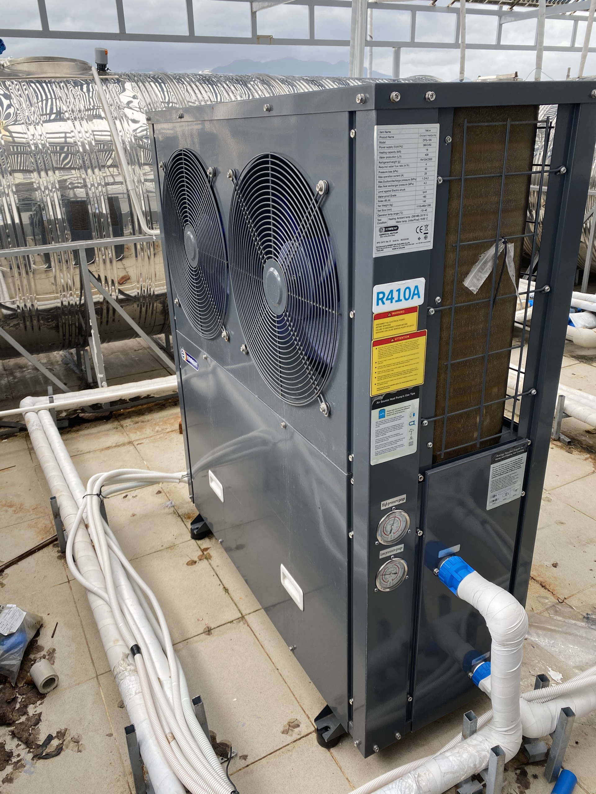 Bơm Nhiệt Công Suất 13kW - 300kW